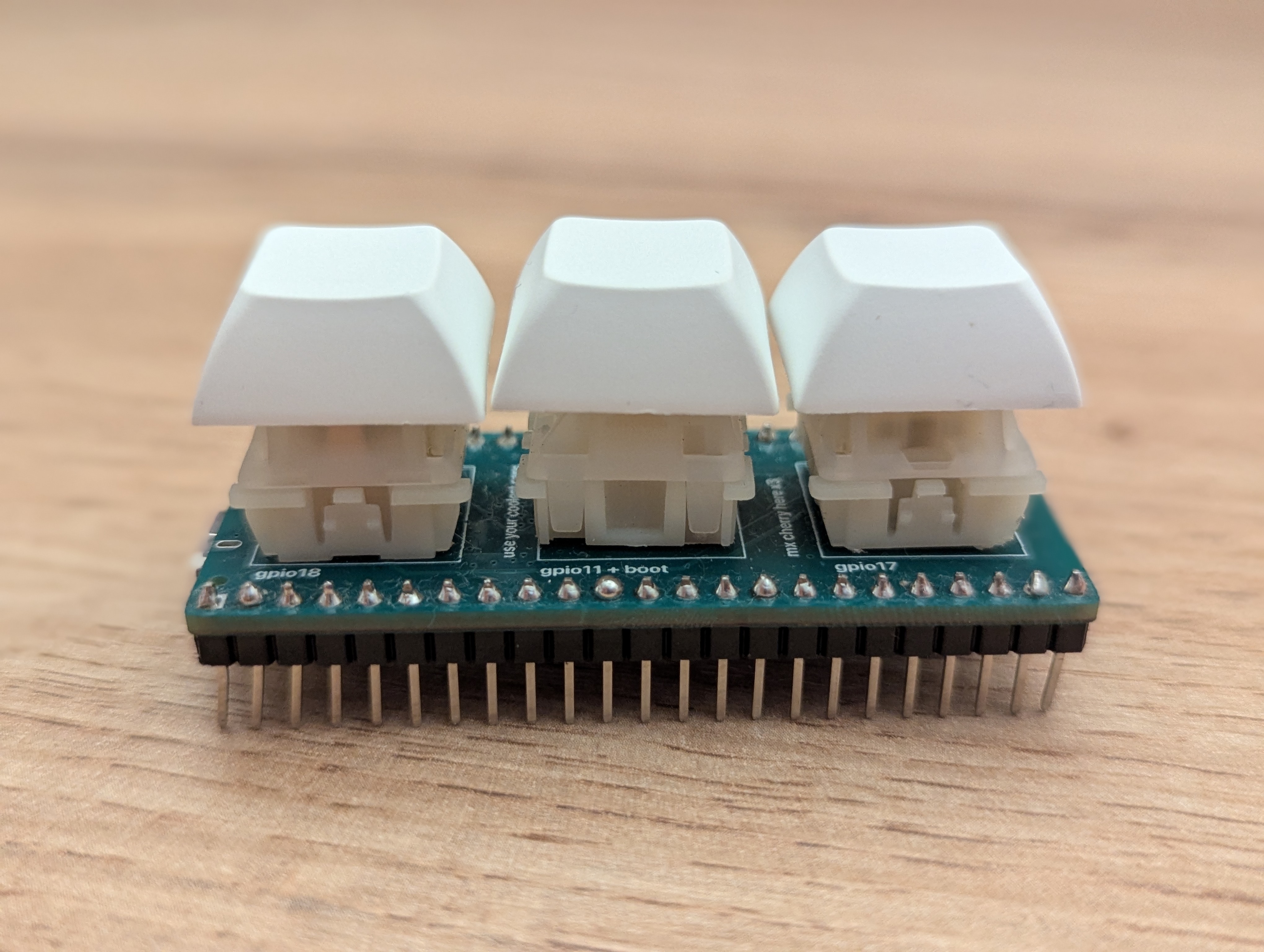 clicky devboard front